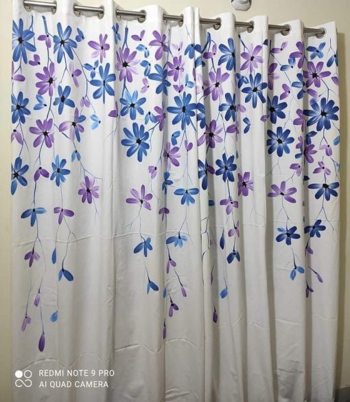 Handprint heavy Cotton Curtain 104