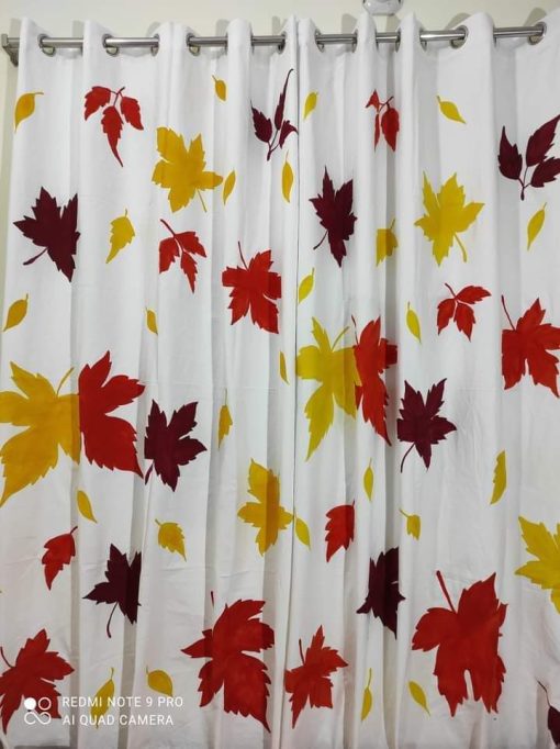 Handprint heavy Cotton Curtain 107